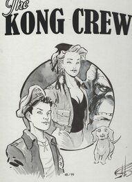 Eric Hérenguel - Eric Hérenguel -  Kong Crew Blanc Cover - Œuvre originale