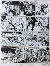 Alain Brisant / S.O.S. Bagarreur - Planche originale