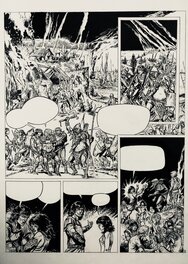 Franz - Jugurtha - Franz - “ La Nuit Des Scorpions” - Planche originale