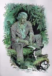 François Miville-Deschênes - Attente - Original Illustration