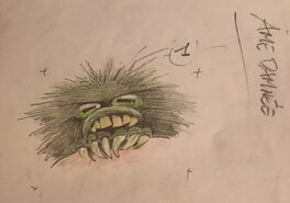 André Franquin - Monstre - Franquin - Original Illustration