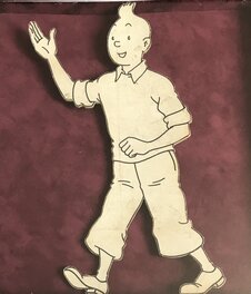 Hergé - Dessin Tintin - Illustration originale