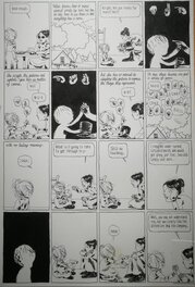 Planche originale - Lambert Joseph - Annie Sullivan & Hellen Keller planche