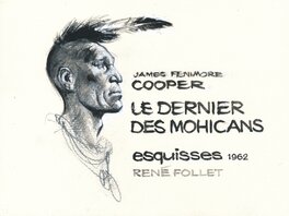 René Follet - René Follet | 1962 | Le dernier des Mohicans - Œuvre originale