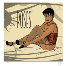 Ex-libris associé à l'artbook "Poses".