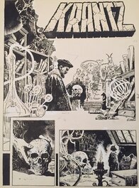 Lalia, Krantz, épisode Nostradamus, planche n°1, 1981.