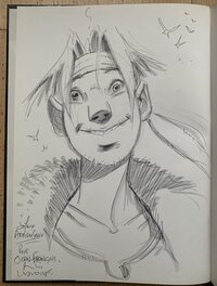 Dédicace sur le tirage de luxe. Dédicace sur le tirage de luxe.