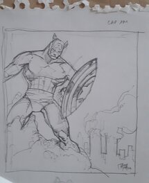 Caza - Captain America - Œuvre originale