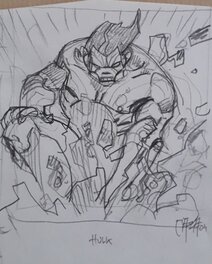 Caza - Hulk - Original art