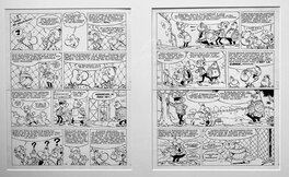 Greg - Achille Talon - T.14 - "Le mystère de l'homme à deux têtes" - diptyque planches 27-28 - Comic Strip