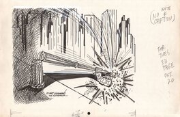 Eddie Germano - Wall Street crash 1987 - Original Illustration