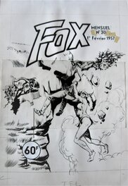 Aurelio Galep , Galleppini - Couverture FOX n 30 - Couverture originale