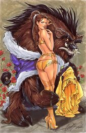 Elias Chatzoudis - La belle et la bête - Original Illustration