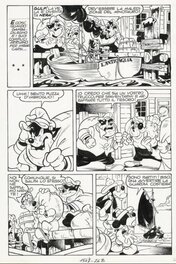 Sergio Asteriti - Planche originale "Mickey et la pièce de monnaie crétoise" - Comic Strip