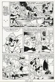 Planche originale "Mickey et la pièce de monnaie crétoise"