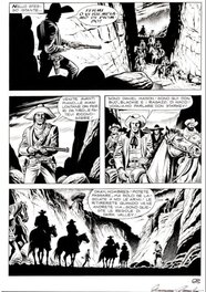 Giacomo Danubio - Tex almanacco - Planche originale "La città del male" - Comic Strip
