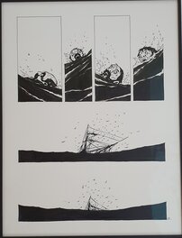 Christophe Chabouté - Moby Dick - Planche originale