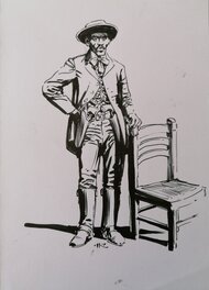 Igor Kordey - Marshal Bass - Original Illustration