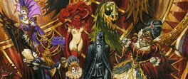Olivier Ledroit - Requiem 4 - Le bal des vampires - case originale - Comic Strip