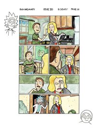Benjamin Dewey - Rick and Morty #30 pl.1 - Benjamin Dewey - Comic Strip