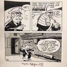 Jean Tabary - Planche originale - Totoche - Comic Strip