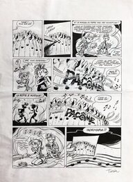 Spirou et Fantasio - Planche originale