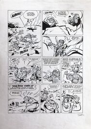 Spirou et Fantasio - Planche originale