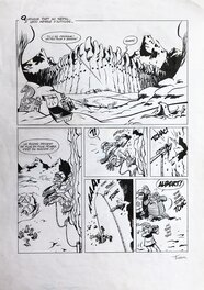 Fabrice Tarrin - Spirou et Fantasio - Le Tombeau Des Champignac - Planche originale