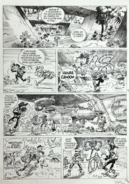 Spirou et Fantasio - Planche originale