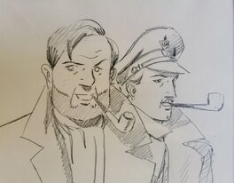 André Juillard - Juillard Blake et Mortimer - Illustration originale