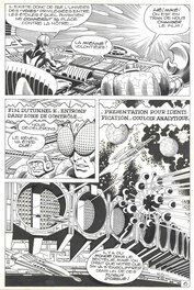 Comic Strip - Mitton, Mikros #4, Rush sur la Ruche, planche n°6, Mustang n°57, 1980.