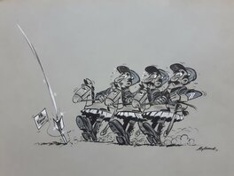 Eddy Ryssack - De la poudre et des balles (RTB)  1 - Illustration originale