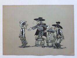 Eddy Ryssack - De la poudre et des balles (RTB) 3 - Original Illustration