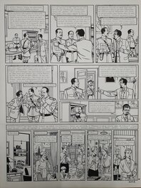 André Juillard - Blake & Mortimer - La Machination Voronov - Planche originale