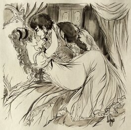 Jacques Grange - Napoléon et ses Amours - Original Illustration