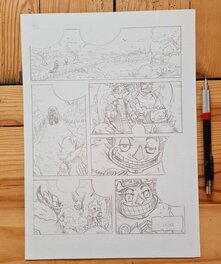 oTTami - Planche Crayonné Magica Tenebrae - Planche originale