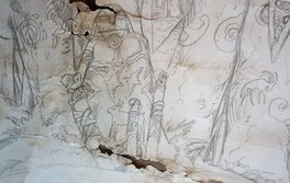 Destroyed Lower Left Figure - Detail Destroyed Lower Left Figure - Detail