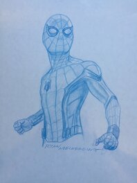 Rian Mederling - Spiderman - Illustration originale