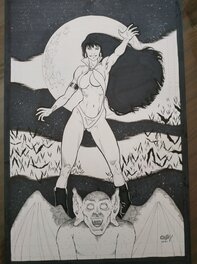 Ismael Canales - Vampirella - Original Illustration