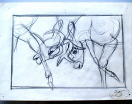 Walt Disney - Bambi - Planche originale