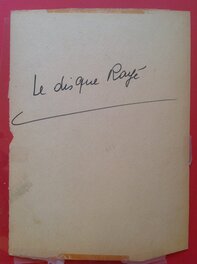 Le Verso de La Couverture Originale avec indication du Titre . Le Verso de La Couverture Originale avec indication du Titre .