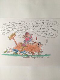 Bernadette Després - Tom-Tom et Nana - Illustration originale