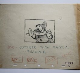 Walt Disney - Blanche Neige - Planche originale
