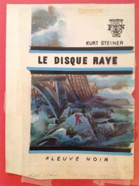Gaston De Sainte-Croix - Gaston de Sainte-Croix Couverture Originale FNA 424 Anticipation Kurt Steiner Disque Rayé , au Fleuve Noir en 1970 - Couverture originale