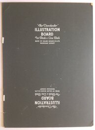 Le Verso de La Planche originale au format entier : 39,5 X 54 Cm sur Carton épais