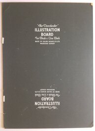 Le Verso de La Planche originale au format entier : 39,5 X 54 Cm sur Carton épais Le Verso de La Planche originale au format entier : 39,5 X 54 Cm sur Carton épais