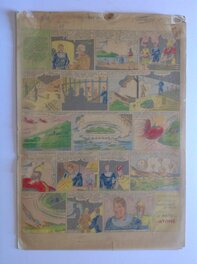 La Planche originale au format entier : 36 X 50 Cm avec son calque d'indication des couleurs La Planche originale au format entier : 36 X 50 Cm avec son calque d'indication des couleurs