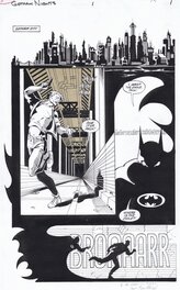 Mary Mitchell - 1992-03 Mitchell/Patterson: Batman Gotham Nights #1 p01 - Planche originale