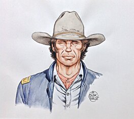 Michel Blanc-Dumont - Hommage à Jean Giraud - Illustration originale