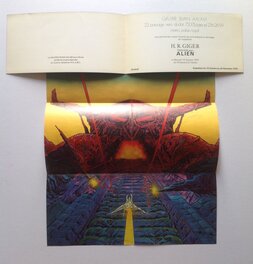 Les 2 Cartons d'invitations Expo Druillet et Giger Ouvert.... Les 2 Cartons d'invitations Expo Druillet et Giger Ouvert....